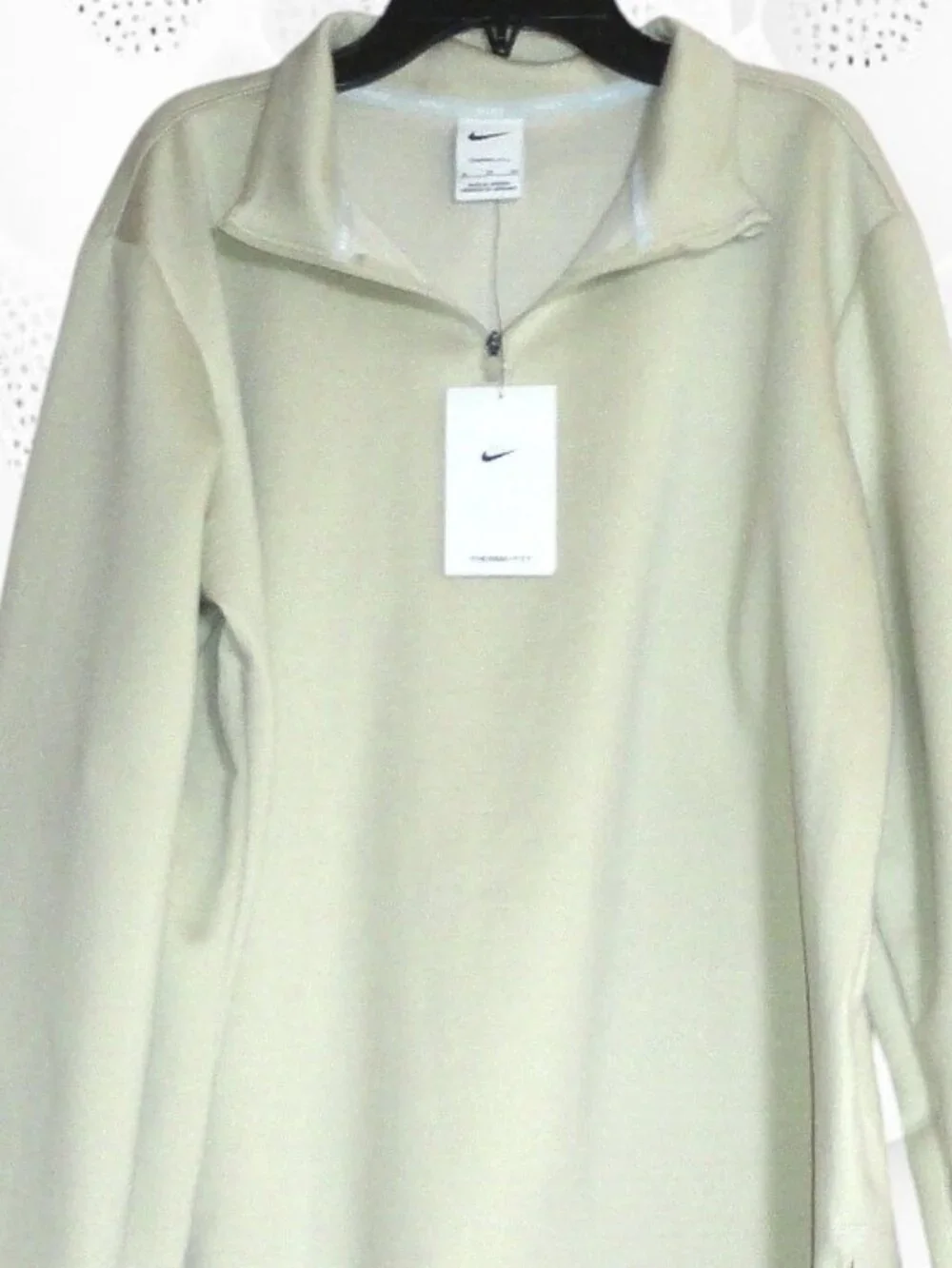 Nike Therma-Fit XL Women's Beige Long Sleeve Top - NWT